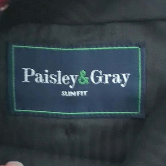 Paisley & Gray Slim Fit Dress black and white Pants size 36x32 - Picture 3 of 11